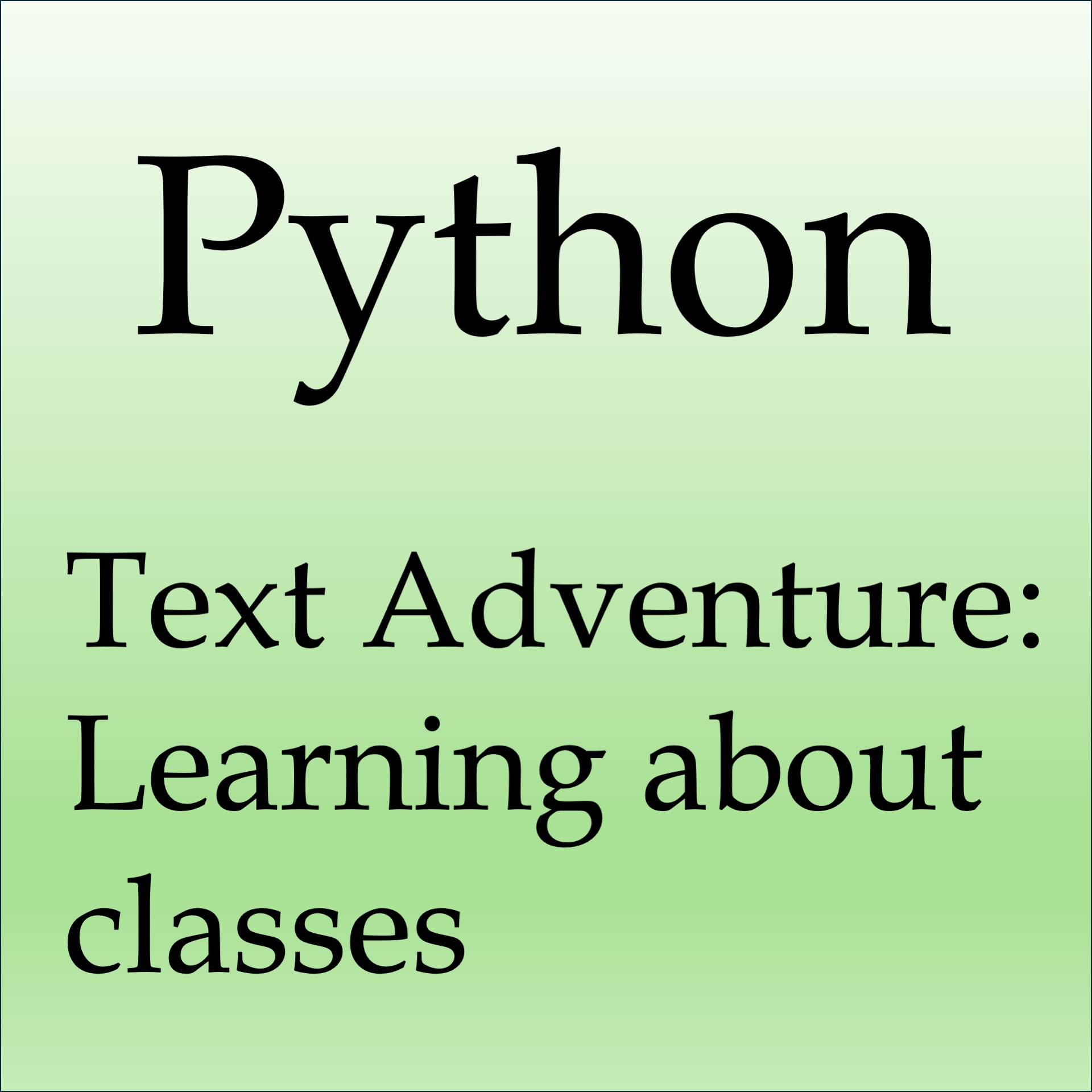 Python text adventure