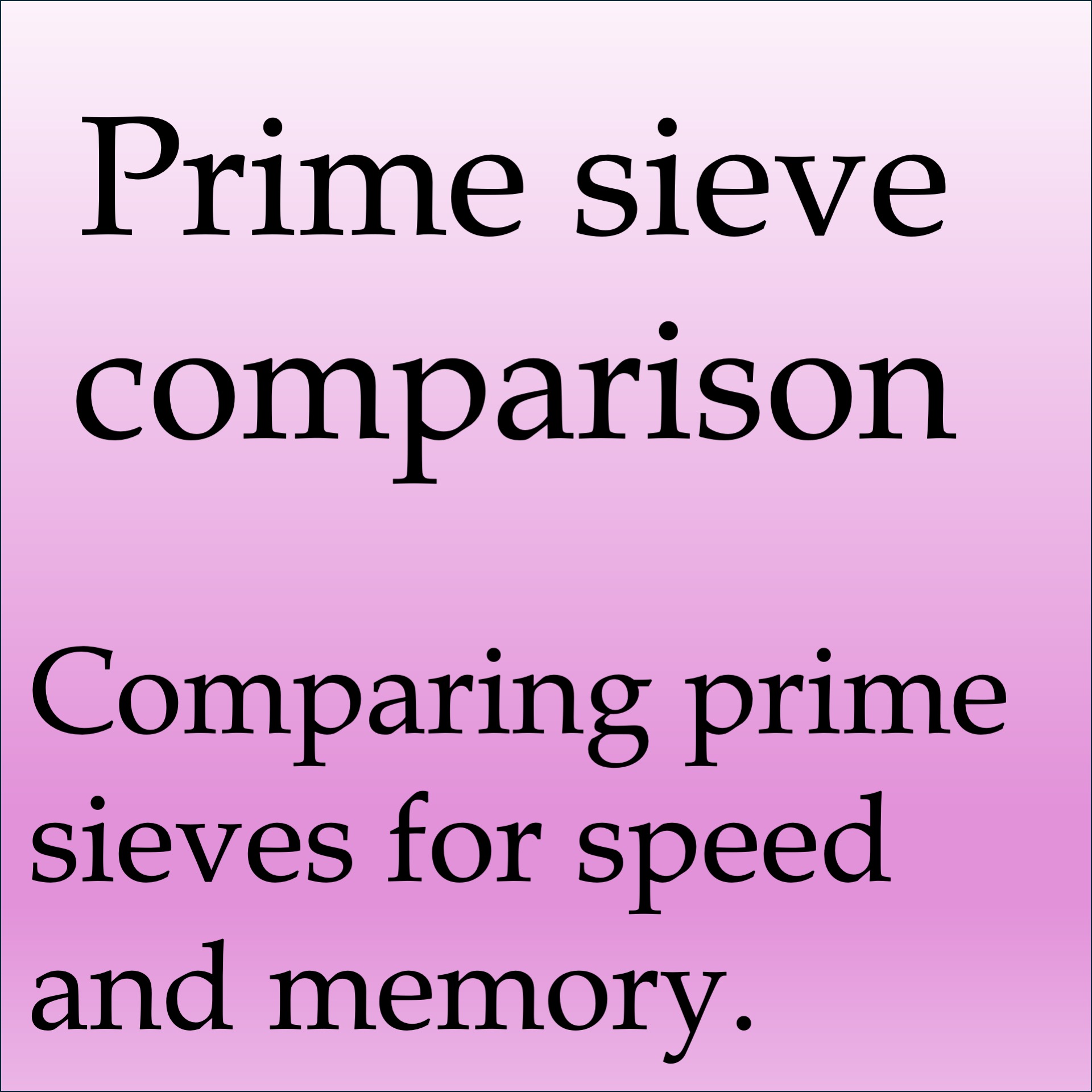 Prime number sieves